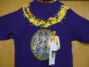 即決　ハワイ　ヒロ　MERRE MONARCH　メリーモナーク2009’　Ｔシャツ　濃紫色　Ｌ　フラダンス