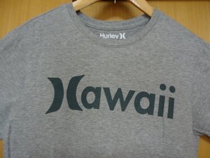 即決　ハワイ　Hurley　ハーレー　Ｔシャツ　グレー色　Ｓ　HAWAII