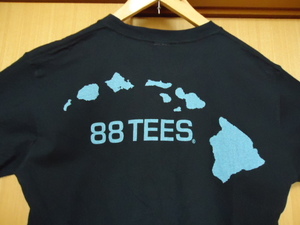 即決　ハワイ　88ティーズ　88TEES　Ｔシャツ　黒色　Ｍ