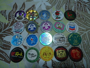 即決　ハワイ　ポグ　20枚セット　⑮　ミルクキャップ　メンコ　企業物　POGS