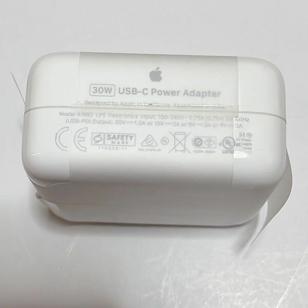 Apple純正 30W USB-C 急速電源アダプタ