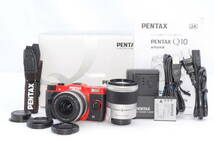 PENTAX デジタルミラーレス一眼 Q10 ダブルズームキット　赤 #1_画像1