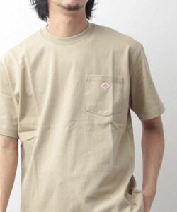 ノーリーズグッドマン 【DANTON/ダントン】POCKET T SS ポケットTシャツ ポケT JD－9041 44ベージュ