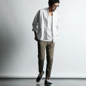 The DUFFER of ST.GEORGE COOLMAX STRETCH TWILL TROUSERS：ストレッチツイル クールマックス スラックス L茶の画像2