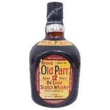 【Grand Old Parr/グランドオールドパー】Age 12Years De Luxe Scotch Whisky/12年 デラックス スコッチウイスキー 750ml 43% 未開栓★6148_画像1