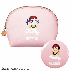 sweet Suite 2023 year 9 month number [ appendix ] MILKFED. Special made Peko-chan poko Chan cosme pouch & mirror 