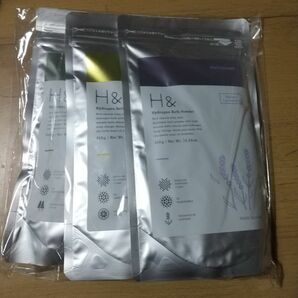 H& 水素 アロマ 入浴剤 ラベンダー フォレスト シトラス 350g 3個セット アッシュアンド