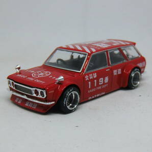 【蔵出】KAIDO★HOUSE MINIGT //020 DATSUN 510 WAGON KAIDO FIRE DEPT 街道ハウス ミニＧＴ ダットサン 510 ワゴン 街道119の画像9