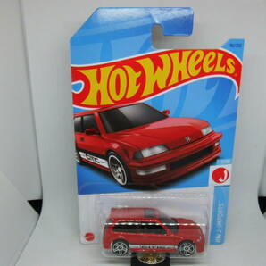 HOTWHEELS '90 HONDA CIVIC EF ホットウィール '90 ホンダ シビック EF レッドの画像1