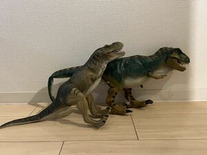 【1円スタート】超激レア　1997年　当時物　ジュラシックパーク　Tレックス　フィギュア　セット　jurassic park t rex ティラノサウルス 