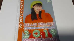 Hello! Project COUNTDOWN PARTY 2019 ～ GOOD BYE & HELLO ! ～ ピンナップポスター 浜浦彩乃