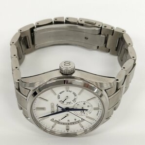 ●美品 セイコー 腕時計 SEIKO プレザージュ プレステージライン 6R21-01B0 SARW021 メンズ ホワイト文字盤 自動巻き 中古[ne]D12h4の画像6