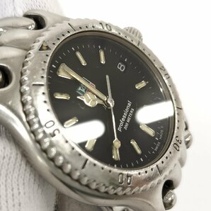 ●タグホイヤー TAG HEUER セルシリーズ プロフェッショナル 200Ｍ S99.313-1 ブラック文字盤 クォーツ 中古[ne]D5h1の画像8