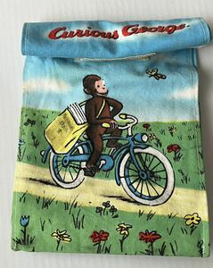 おさるのジョージ　キュリアスジョージ　Curious　George　ランチバッグ　弁当袋　ひとまねこざる　小物袋　布袋