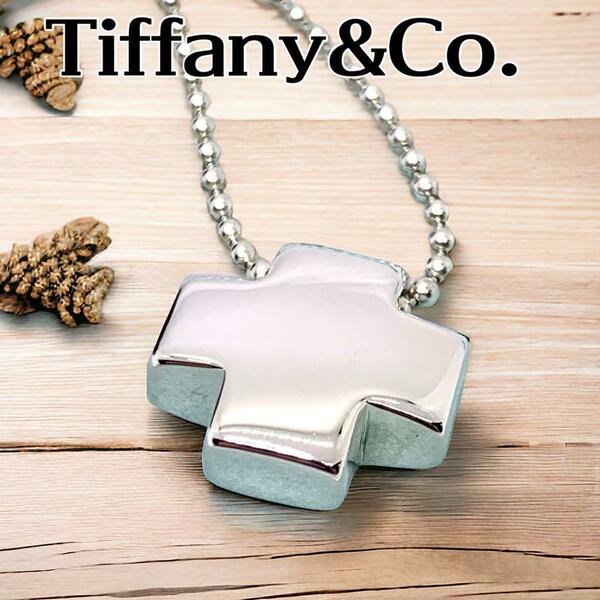 【Tiffany&Co.】ローマンクロス ネックレス SV
