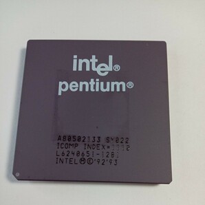 Intel Pentium 133 MHz SY022 ヒートシンク付 動作未確認の為ジャンク扱いの画像3