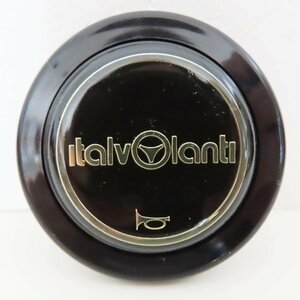 T04 当時物 italvolanti イタルボランテ ホーンボタンブラック ゴールド ステアリング 旧車