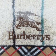 T04 Burberrys バーバリー バスタオル/1枚 フェースタオル/2枚 タオル3枚セット ノバチェック/ベージュ系_画像2