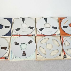 [NZ][B4101410] Scotch スコッチ + AMPEX + SONY 10号 メタルリール オープンリールテープ 8本 まとめの画像9