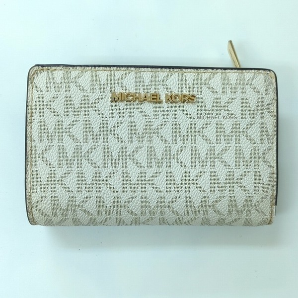 MICHAEL KORS マイケルコース 折り財布 ホワイト PVC