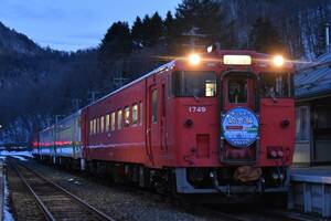 ♪　キハ40‐1749　混結4連　ありがとう・根室線　金山駅　KG写真 ♪　