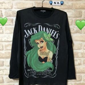 ジャックダニエル アリエル　パロディ ロングTシャツ　XLサイズ