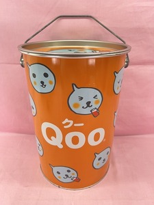 240419★☆コカ・コーラ　Qoo　クー　空き缶　収納缶　約26㎝　小物入れ等に…　現状品☆★