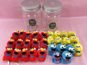 240430* price cut * gift for SESAME STREET Sesame Street Mini mascot 29 point Elmo / Big Bird / Cookie Monster present condition goods **