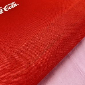 240430★☆コカ・コーラ Coca-Cola 布製 折りたたみ式 マガジンラック 雑誌・新聞入れ 現状品☆★の画像8
