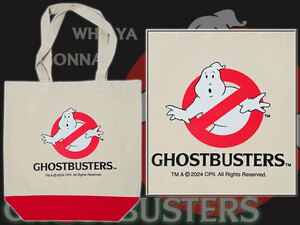 ゴーストバスターズ/キャンバス地トートバッグ NO GHOST/GHOSTBUSTERS/赤/鞄/映画グッズ/スモールプラネット/ロゴマーク