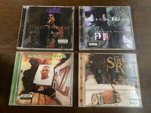 AZ SLICK RICK HIP HOP ヒップホップ　アルバム　4枚セット　PIECES OF A MAN DOE OR DIE BEHIND BARS THE ART OF STORYTELLING