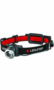 【未使用】Ledlenser(レッドレンザー) LEDヘッドライト H8R 充電式ヘッドライト ACアダプター付き　③