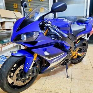 ☆★ヤマハ YZF-R1 2008年型 RN20N ヨシムラ スリップオン バックステップ新品 バッテリー新品 車検切れ 不動車 室内保管の画像1