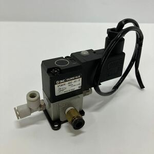 SMC　VT307V-5DZ-01-F　3ポートソレノイドバルブ 直動ポペットタイプ 弾性体シール VT307シリーズ　A-445