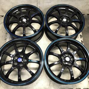 【17×7.5J インセット+50 PCD100 5H】LM SPORTアルミホイール 4本 86/BRZ,プリウス,インプレッサスポーツなどの画像1