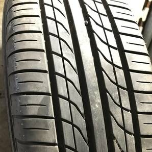 【205/60R16】溝有21年製ヨコハマ製タイヤ【16×6.5J+38 PCD114.3 5H】DOSアルミホイール 4本 90ノア,60プリウス,プリウスαの画像3