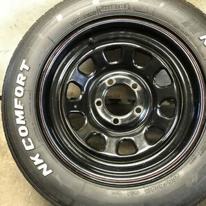 【205/60R15】溝有NANKANG ホワイトレタータイヤ【15×7JJ+20 PCD114.3 5H】DAYTONAホイール 4本 の画像8