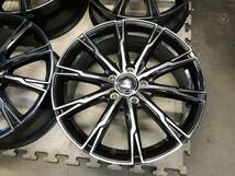 程度良【18×7J インセット+55 PCD114.3 5H】DILUCE DX10 アルミホイール 4本_画像4