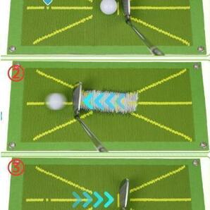 2023年最新改良 ゴルフマット ショットマット 極厚 ゴルフ練習アイアン ダフの画像9
