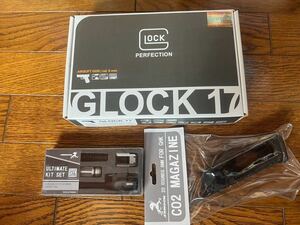 【新品】GHK GLOCK 17 S製スライド アルティメイトキット Co2 マガジン 検/VFC umarex マルイ WA WE G17 18 22 26 34 グロック trijicon