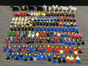 Y1657S LEGO レゴブロック ミニフィグ 白馬 黒馬 医者 宇宙飛行士 警察官 他 オールドレゴ 当時物 大量