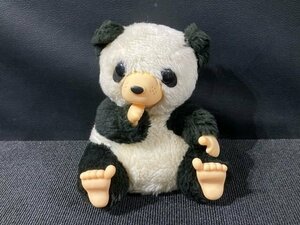 Y1732S pacifier doll Panda soft toy sofvi monchichi manner Showa Retro 