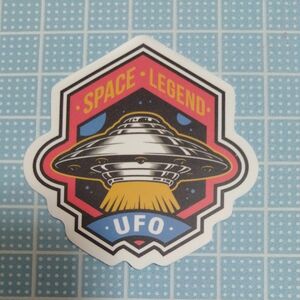 ステッカー　シール　UFO　宇宙　スペースレジェンド