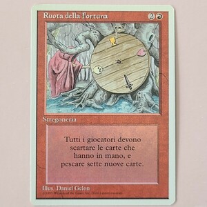 [MTG]Wheel of Fortune/Ruota della Fortuna(3ED/RV/リバイズド)イタリア語
