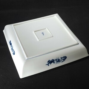 たち吉 遊魚 角盛鉢 未使用箱入 /大鉢/四方鉢/橘吉/和食器/陶磁器/の画像7