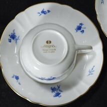 三郷陶器　青い薔薇　珈琲碗皿　6客　未使用箱入　/コーヒーカップ&ソーサー/洋食器/陶磁器/_画像8