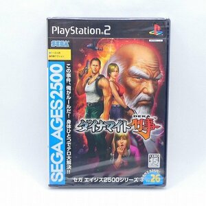 未開封 unopened PS2 ソフト ダイナマイト刑事 DEKA セガ プレイステーション PlayStation プレステ ゲーム 未使用■DZ197s■