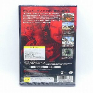 未開封 unopened PS2 ソフト タイムクライシス 3 ナムコ プレイステーション PlayStation プレステ ゲーム 未使用■DZ328s■の画像2