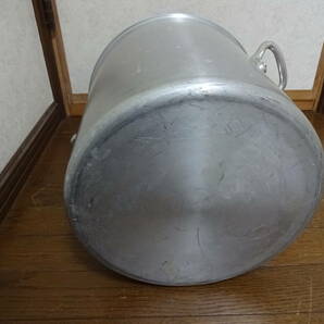 中古 中尾アルミ STOCKPOTS 直径30cm コイヌ印 NAKAO ALMI KING-POTS 寸胴 鍋 両手鍋の画像9