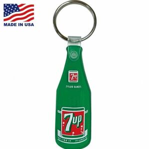 《セブンアップ ボトル キーホルダー》7UP ラバー キーチェーン USA